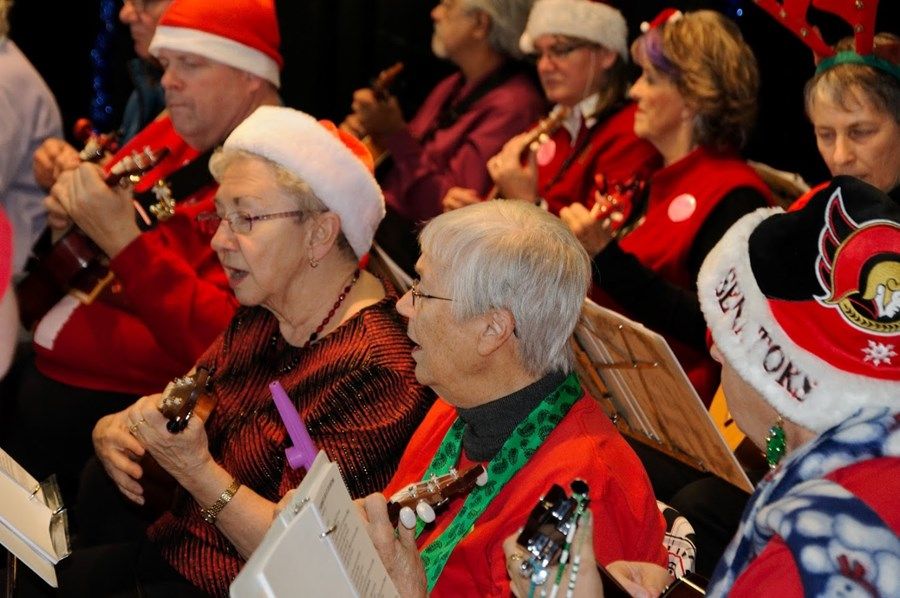 BUG performs for the MS Society Christmas Party December 2016