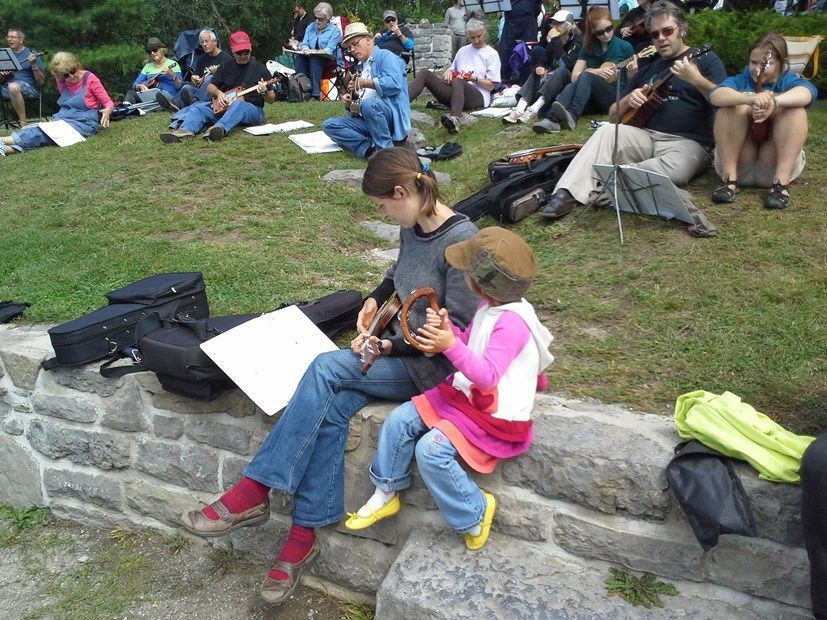 BUG leads workshops at the Ottawa Folk Festival July 2013